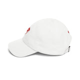 Dragon Emblem Dad Cap — Embroidered Red Dragon Logo Baseball Hat