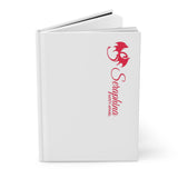 Dragon Logo Hardcover Journal — Seraphina Safety Apparel Red Emblem