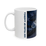 Seraphina Safety Apparel American Flag Ceramic Mug – Patriotic 11oz/15oz Coffee Cup
